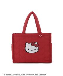 sanrio house（サンリオハウス）の「ハローキティ ハートキルティングトートバッグ（トートバッグ）」