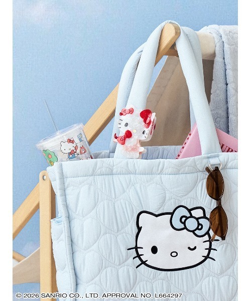 sanrio house ハローキティ ハートキルティングバッグ 新品 ハローキティ ハートキルティングトートバッグ（トートバッグ