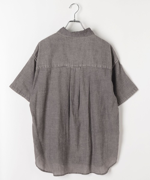 PAGEBOY（ページボーイ）の「シアーデニムショートスリーブシャツ（シャツ/ブラウス・レディース・ブラック系その他/ブルー系その他/インディゴブルー・FREE）」の15枚目の写真