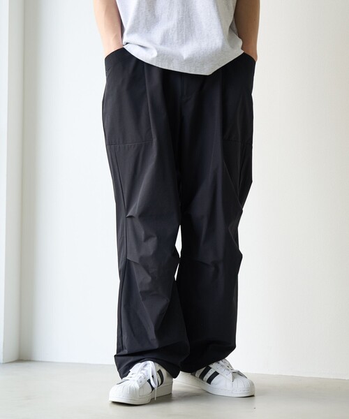 coen（コーエン）の「ストレッチテックナイロン コンフォートパンツ【ストレッチ、はっ水、耐摩耗性、UVカット】（その他パンツ・メンズ・オリーブ/ブラック・L/M/S/XL）」の9枚目の写真