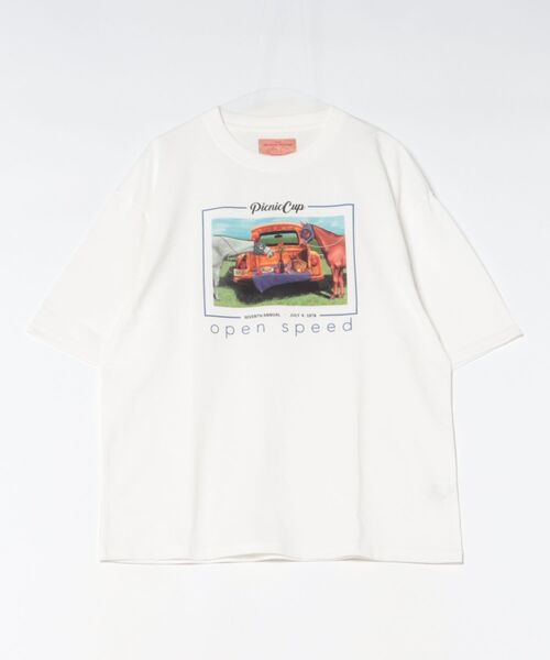 CORISCO(コリスコ)の「ピクニックアニマル柄TEE(M1)(Tシャツ/カットソー・メンズ・オートミール/チャコールグレー/ブラック/ホワイト・X-LARGE/LARGE/MEDIUM)」の8枚目の写真