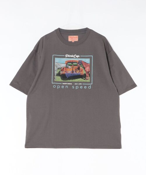 CORISCO(コリスコ)の「ピクニックアニマル柄TEE(M1)(Tシャツ/カットソー・メンズ・オートミール/チャコールグレー/ブラック/ホワイト・X-LARGE/LARGE/MEDIUM)」の14枚目の写真
