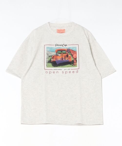 CORISCO(コリスコ)の「ピクニックアニマル柄TEE(M1)(Tシャツ/カットソー・メンズ・オートミール/チャコールグレー/ブラック/ホワイト・X-LARGE/LARGE/MEDIUM)」の17枚目の写真