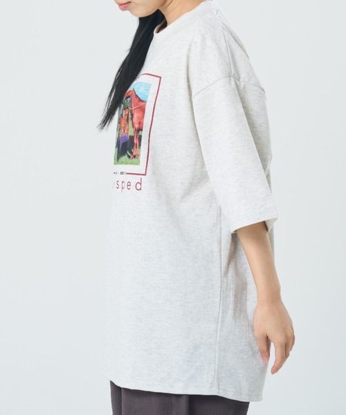CORISCO(コリスコ)の「ピクニックアニマル柄TEE(M1)(Tシャツ/カットソー・メンズ・オートミール/チャコールグレー/ブラック/ホワイト・X-LARGE/LARGE/MEDIUM)」の15枚目の写真