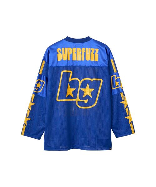 HYSTERIC GLAMOUR（ヒステリックグラマー）の「BANANA GIRL ホッケーシャツ（Tシャツ/カットソー・メンズ・ホワイト/ブルー/ブラック・X-LARGE/LARGE/MEDIUM/SMALL）」の7枚目の写真