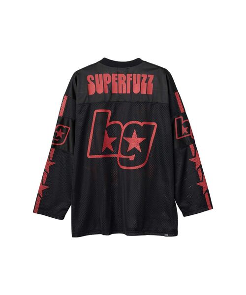 HYSTERIC GLAMOUR（ヒステリックグラマー）の「BANANA GIRL ホッケーシャツ（Tシャツ/カットソー・メンズ・ホワイト/ブルー/ブラック・X-LARGE/LARGE/MEDIUM/SMALL）」の10枚目の写真