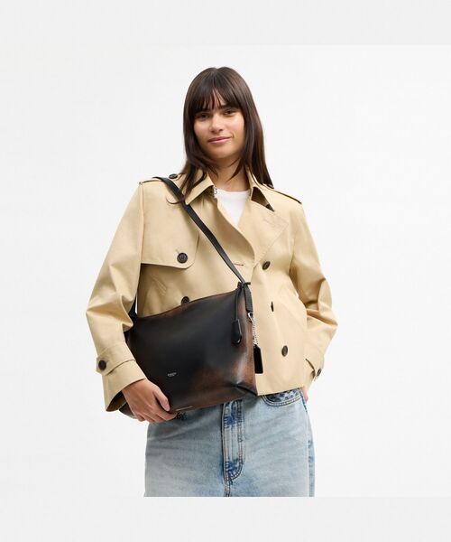 COACH(コーチ)の「モット メッセンジャー バッグ 33・ラブド レザー(メッセンジャーバッグ・メンズ・ブラック系その他・ONE)」の8枚目の写真