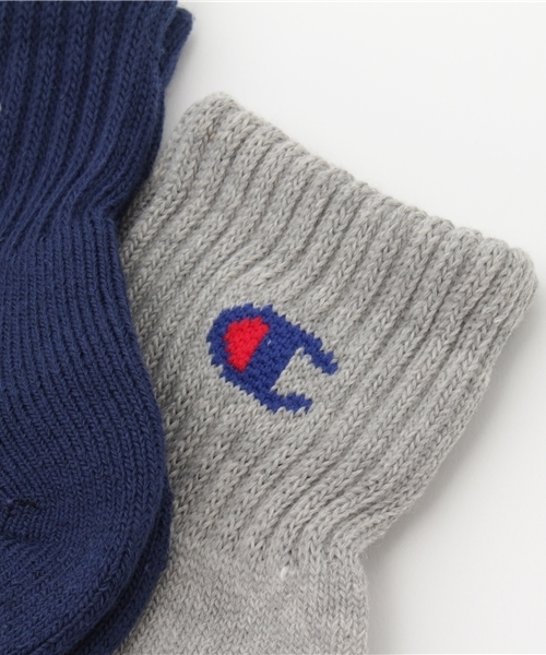 Champion（チャンピオン）の「【Champion/チャンピオン】メンズ 3足組 クォーターレングスソックス【ハーフパイル】（ソックス/靴下・メンズ・ブラック/ヘザーグレー/ホワイト/その他・M/S/L/FREE）」の5枚目の写真