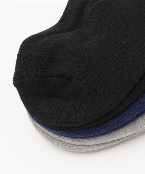 Champion（チャンピオン）の「【Champion/チャンピオン】メンズ 3足組 クォーターレングスソックス【ハーフパイル】（ソックス/靴下・メンズ・ブラック/ヘザーグレー/ホワイト/その他・M/S/L/FREE）」の6枚目の写真