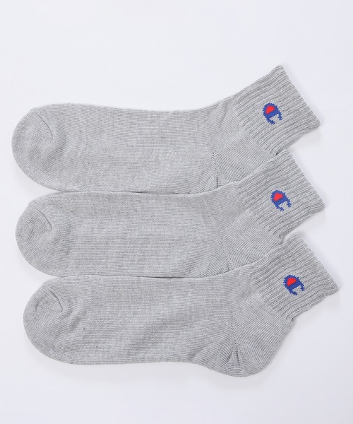 Champion（チャンピオン）の「【Champion/チャンピオン】メンズ 3足組 クォーターレングスソックス【ハーフパイル】（ソックス/靴下・メンズ・ブラック/ヘザーグレー/ホワイト/その他・M/S/L/FREE）」の14枚目の写真