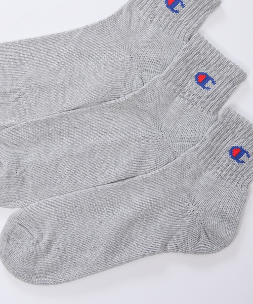 Champion（チャンピオン）の「【Champion/チャンピオン】メンズ 3足組 クォーターレングスソックス【ハーフパイル】（ソックス/靴下・メンズ・ブラック/ヘザーグレー/ホワイト/その他・M/S/L/FREE）」の15枚目の写真