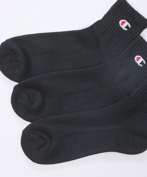 Champion（チャンピオン）の「【Champion/チャンピオン】メンズ 3足組 クォーターレングスソックス【ハーフパイル】（ソックス/靴下・メンズ・ブラック/ヘザーグレー/ホワイト/その他・M/S/L/FREE）」の11枚目の写真