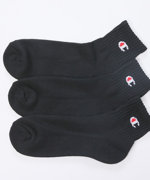 Champion（チャンピオン）の「【Champion/チャンピオン】メンズ 3足組 クォーターレングスソックス【ハーフパイル】（ソックス/靴下・メンズ・ブラック/ヘザーグレー/ホワイト/その他・M/S/L/FREE）」の13枚目の写真