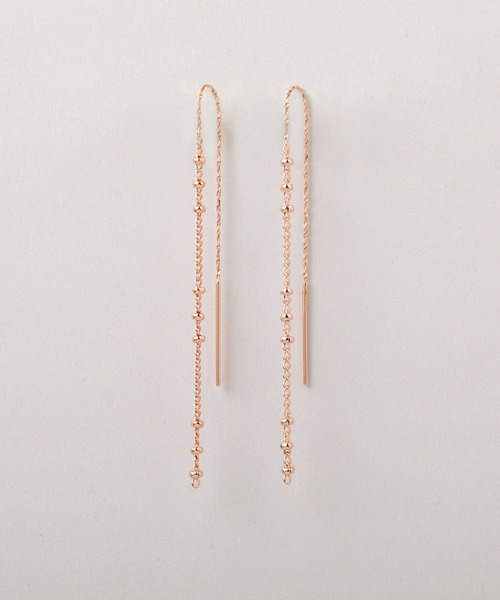 CALIN STANDARD(カリンスタンダード)の「◆金属アレルギー対応◆◆made in japan◆ボールステーション アメリカンピアス(ピアス(両耳用)・レディース・ピンクゴールド/シルバー/ゴールド・FREE)」の3枚目の写真