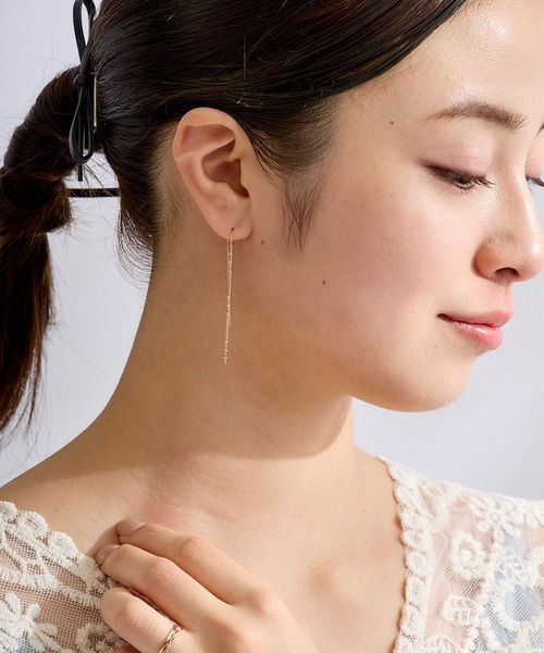 CALIN STANDARD(カリンスタンダード)の「◆金属アレルギー対応◆◆made in japan◆ボールステーション アメリカンピアス(ピアス(両耳用)・レディース・ピンクゴールド/シルバー/ゴールド・FREE)」の13枚目の写真