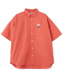 X-girl（エックスガール）の「FADED FACE LABEL S/S SHIRT（シャツ/ブラウス）」