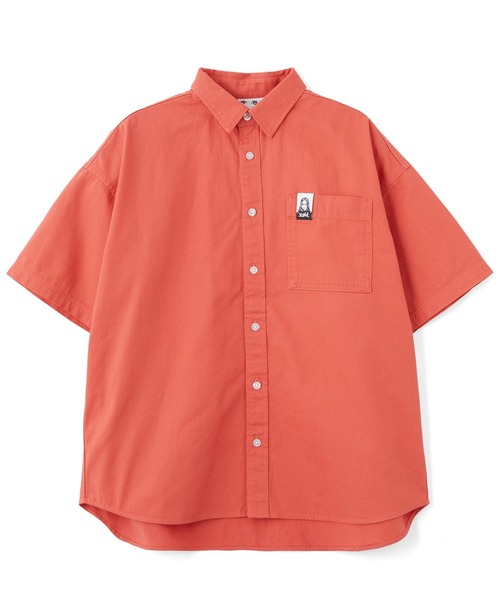 FADED FACE LABEL S/S SHIRT（シャツ/ブラウス）｜X-girl（エックス