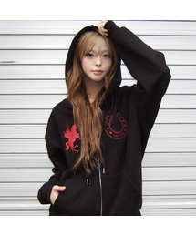 トップス LUVISTRUE EL PIRATE HOOD ZIP UP(BLACK) セール】EL PIRATE HOOD ZIP UP(GRAY)（パーカー）｜LUVISTRUE（ラヴ