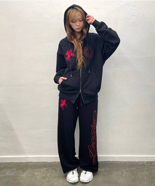 LUVISTRUE(ラヴイズトゥルー)の「EL UNICORN HOOD ZIP UP(BLACK)(パーカー・レディース・その他・FREE)」の7枚目の写真