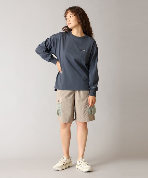 Columbia（コロンビア）の「UVカット Columbia/ ウィメンズ トゥリースワロー ロングスリーブ クルー /コロンビア（Tシャツ/カットソー・レディース・ホワイト/ブラック/グレー・XL/M/L/S）」の6枚目の写真