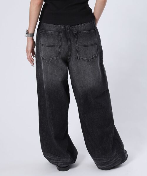 FFEIN(フェイン)の「【FFEIN(フェイン)】リアルヴィンテージライクストレートワイドデニムパンツ / デニム パンツ ボトムス ワイドシルエット デニム カーブ(その他パンツ・メンズ・その他1/ブルー/ブラック・X-SMALL/SMALL/MEDIUM/LARGE)」の5枚目の写真