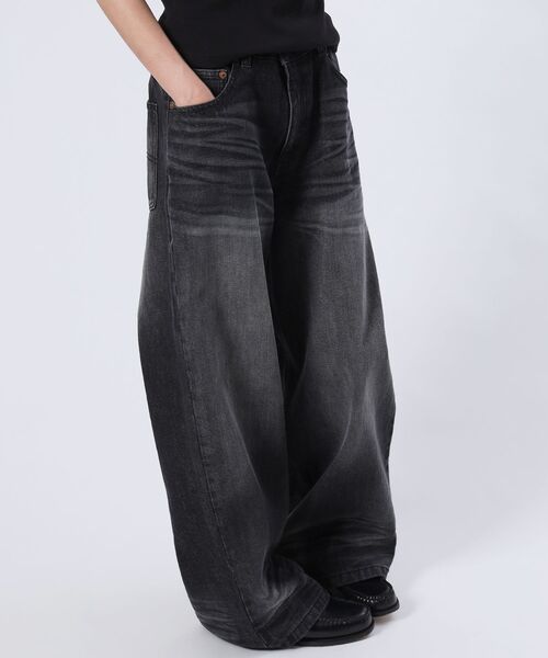 FFEIN(フェイン)の「【FFEIN(フェイン)】リアルヴィンテージライクストレートワイドデニムパンツ / デニム パンツ ボトムス ワイドシルエット デニム カーブ(その他パンツ・メンズ・その他1/ブルー/ブラック・X-SMALL/SMALL/MEDIUM/LARGE)」の7枚目の写真