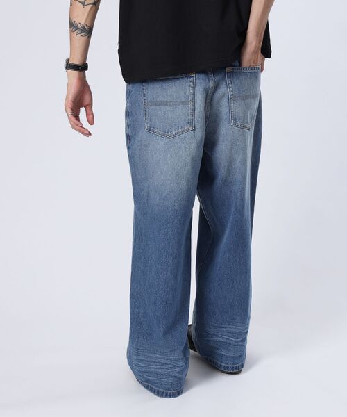 FFEIN(フェイン)の「【FFEIN(フェイン)】リアルヴィンテージライクストレートワイドデニムパンツ / デニム パンツ ボトムス ワイドシルエット デニム カーブ(その他パンツ・メンズ・その他1/ブルー/ブラック・X-SMALL/SMALL/MEDIUM/LARGE)」の12枚目の写真