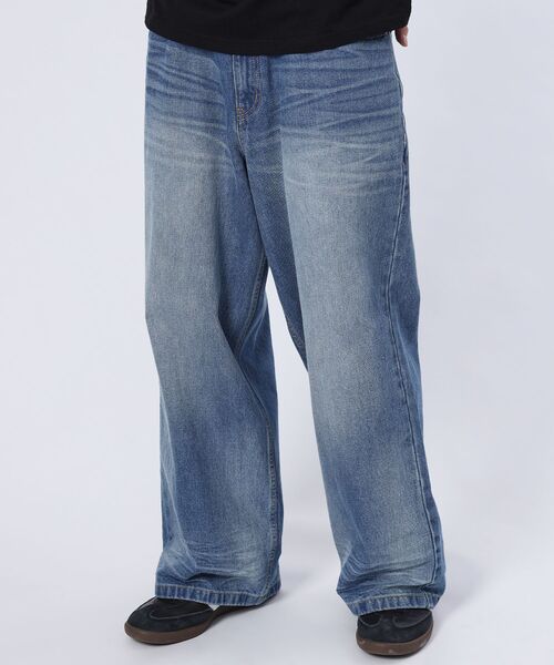 FFEIN(フェイン)の「【FFEIN(フェイン)】リアルヴィンテージライクストレートワイドデニムパンツ / デニム パンツ ボトムス ワイドシルエット デニム カーブ(その他パンツ・メンズ・その他1/ブルー/ブラック・X-SMALL/SMALL/MEDIUM/LARGE)」の13枚目の写真