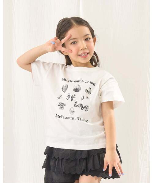 Lycee mine（リセマイン）の「【綿100％】 【速乾・UV・型崩れしない】選べる7柄アソートプリントTシャツ（Tシャツ/カットソー・キッズ・マジェンタ/グリーン/ブラック/ダークブラウン/ベージュ/レッド/ブルー・110cm/150cm/100cm/120cm/140cm/90cm/130cm）」の2枚目の写真