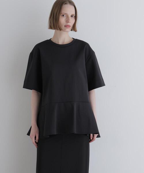 LE PHIL（ルフィル）の「◆テックスブリッドダンボールブラウス（Tシャツ/カットソー・レディース・イエロー/ホワイト/ブラック・F）」の3枚目の写真