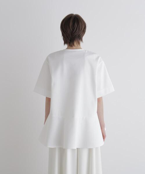 LE PHIL（ルフィル）の「◆テックスブリッドダンボールブラウス（Tシャツ/カットソー・レディース・イエロー/ホワイト/ブラック・F）」の9枚目の写真