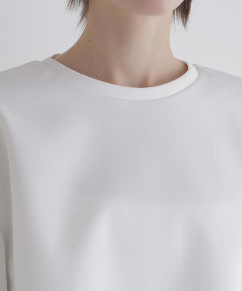 LE PHIL（ルフィル）の「◆テックスブリッドダンボールブラウス（Tシャツ/カットソー・レディース・イエロー/ホワイト/ブラック・F）」の10枚目の写真