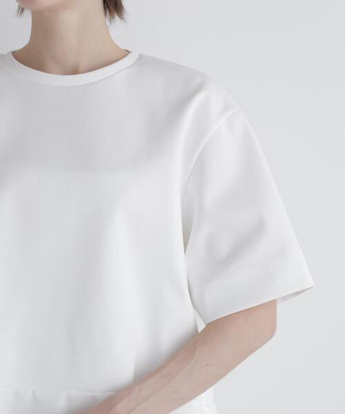 LE PHIL（ルフィル）の「◆テックスブリッドダンボールブラウス（Tシャツ/カットソー・レディース・イエロー/ホワイト/ブラック・F）」の11枚目の写真