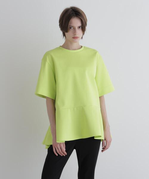 LE PHIL（ルフィル）の「◆テックスブリッドダンボールブラウス（Tシャツ/カットソー・レディース・イエロー/ホワイト/ブラック・F）」の16枚目の写真