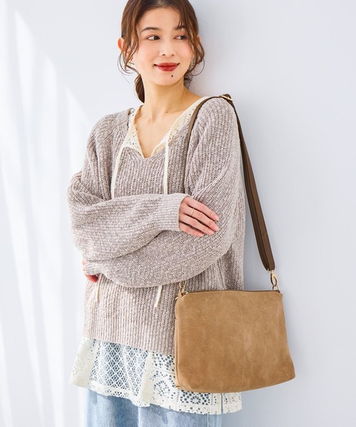 studio CLIP（スタディオクリップ）の「【軽量/2WAY】からだよろこぶトート&インショルダー（トートバッグ・レディース・グレー/ブラック/ベージュ・FREE）」の4枚目の写真