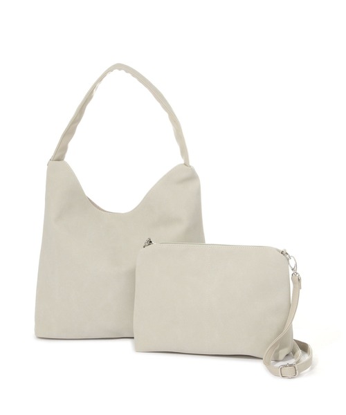 studio CLIP（スタディオクリップ）の「【軽量/2WAY】からだよろこぶトート&インショルダー（トートバッグ・レディース・グレー/ブラック/ベージュ・FREE）」の7枚目の写真