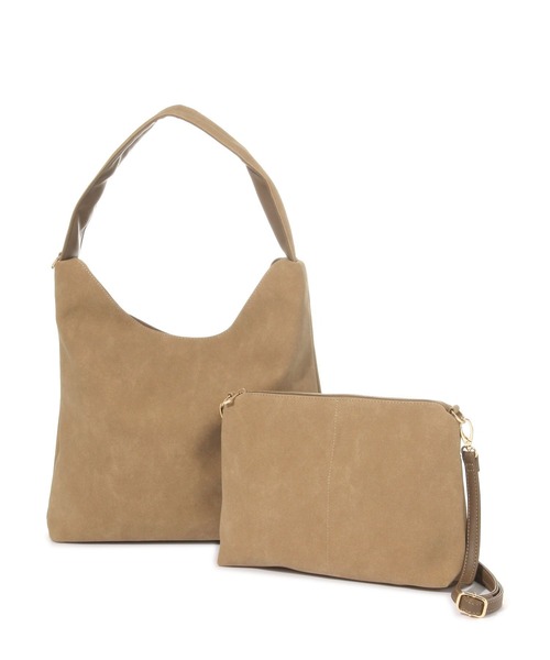 studio CLIP（スタディオクリップ）の「【軽量/2WAY】からだよろこぶトート&インショルダー（トートバッグ・レディース・グレー/ブラック/ベージュ・FREE）」の9枚目の写真