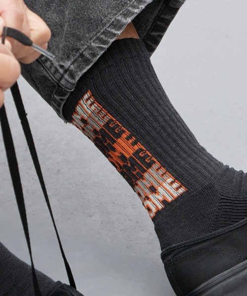 ROSTER SOX(ロスターソックス)の「ROSTER SOX/ロスターソックス HOME RUN リブ編み ロゴ刺繍 クルーソックス 2026年 夏 夏服(ソックス/靴下・メンズ・ホワイト/ブラック/ベージュ・25-27CM)」の12枚目の写真