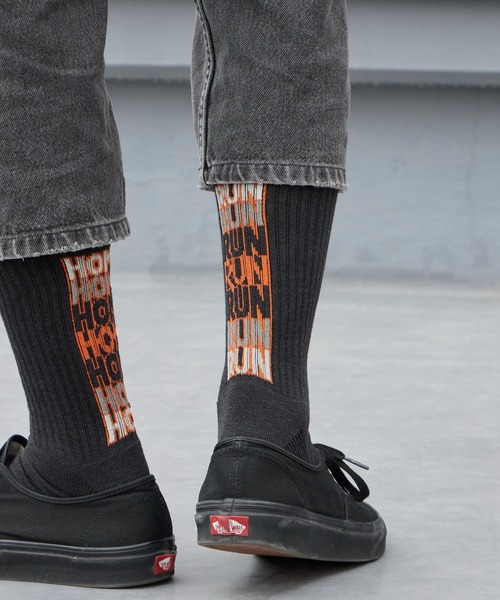 ROSTER SOX(ロスターソックス)の「ROSTER SOX/ロスターソックス HOME RUN リブ編み ロゴ刺繍 クルーソックス 2026年 夏 夏服(ソックス/靴下・メンズ・ホワイト/ブラック/ベージュ・25-27CM)」の10枚目の写真