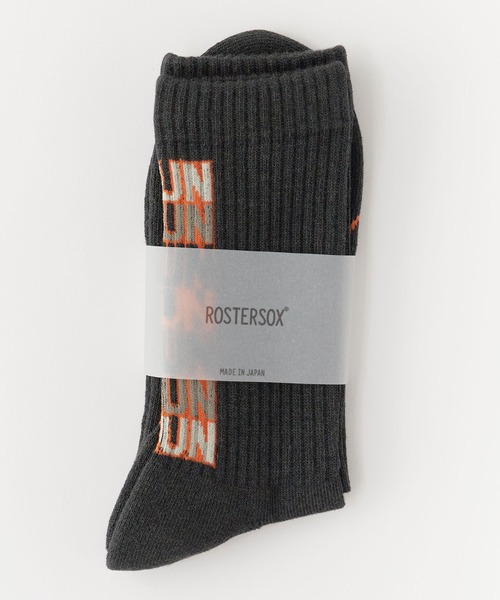 ROSTER SOX(ロスターソックス)の「ROSTER SOX/ロスターソックス HOME RUN リブ編み ロゴ刺繍 クルーソックス 2026年 夏 夏服(ソックス/靴下・メンズ・ホワイト/ブラック/ベージュ・25-27CM)」の16枚目の写真