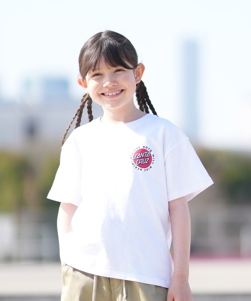 SANTA CRUZ(サンタクルーズ)の「【ムラサキスポーツ限定】SANTA CRUZ/サンタクルーズ キッズ 半袖 Tシャツ バックプリント PEACE FOR NOTO SS TEE 502262409(Tシャツ/カットソー・キッズ・ホワイト/ブラック・130cm/140cm/150cm)」の3枚目の写真