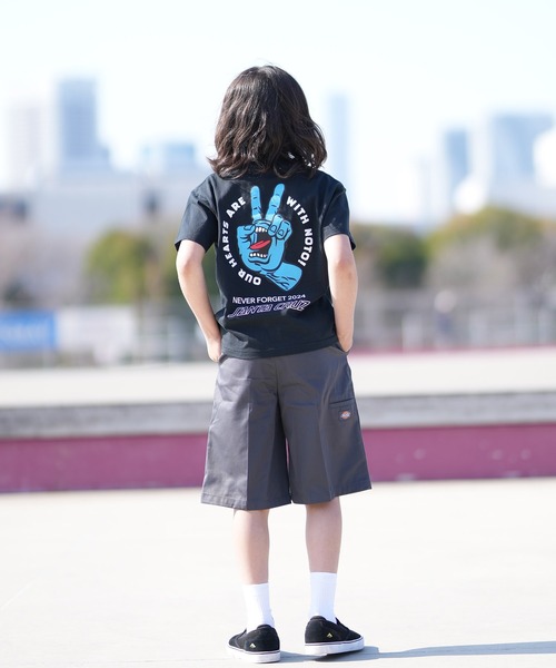 SANTA CRUZ(サンタクルーズ)の「【ムラサキスポーツ限定】SANTA CRUZ/サンタクルーズ キッズ 半袖 Tシャツ バックプリント PEACE FOR NOTO SS TEE 502262409(Tシャツ/カットソー・キッズ・ホワイト/ブラック・130cm/140cm/150cm)」の15枚目の写真