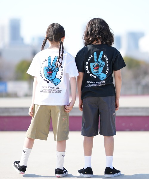SANTA CRUZ(サンタクルーズ)の「【ムラサキスポーツ限定】SANTA CRUZ/サンタクルーズ キッズ 半袖 Tシャツ バックプリント PEACE FOR NOTO SS TEE 502262409(Tシャツ/カットソー・キッズ・ホワイト/ブラック・130cm/140cm/150cm)」の21枚目の写真