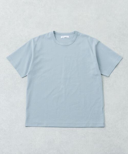 URBAN RESEARCH（アーバンリサーチ）の「防シワ接触冷感スムージーTシャツ（Tシャツ/カットソー・メンズ・ホワイト/ブラック/ライトグレー/チャコールグレー・SMALL/MEDIUM/LARGE/X-LARGE）」の4枚目の写真