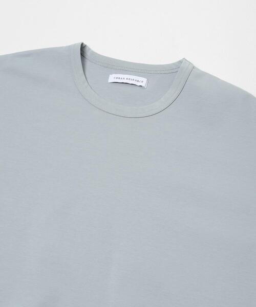 URBAN RESEARCH（アーバンリサーチ）の「防シワ接触冷感スムージーTシャツ（Tシャツ/カットソー・メンズ・ホワイト/ブラック/ライトグレー/チャコールグレー・SMALL/MEDIUM/LARGE/X-LARGE）」の11枚目の写真