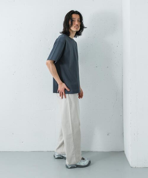 URBAN RESEARCH(アーバンリサーチ)の「防シワ接触冷感スムージーTシャツ(Tシャツ/カットソー・メンズ・ホワイト/ブラック/ライトグレー/チャコールグレー・SMALL/MEDIUM/LARGE/X-LARGE)」の14枚目の写真