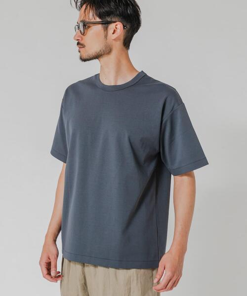 URBAN RESEARCH(アーバンリサーチ)の「防シワ接触冷感スムージーTシャツ(Tシャツ/カットソー・メンズ・ホワイト/ブラック/ライトグレー/チャコールグレー・SMALL/MEDIUM/LARGE/X-LARGE)」の17枚目の写真