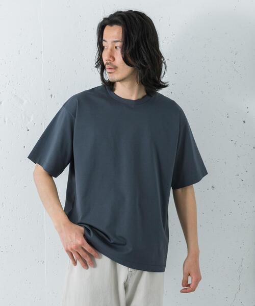 URBAN RESEARCH(アーバンリサーチ)の「防シワ接触冷感スムージーTシャツ(Tシャツ/カットソー・メンズ・ホワイト/ブラック/ライトグレー/チャコールグレー・SMALL/MEDIUM/LARGE/X-LARGE)」の21枚目の写真