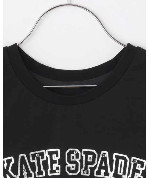 kate spade new york kids（ケイトスペードニューヨーク）の「ロゴカットソー＆キャミソールセット（アンサンブル・キッズ・オフホワイト/ブラック・140cm/130cm/160cm/120cm/150cm）」の5枚目の写真