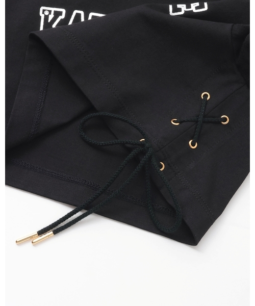 kate spade new york kids（ケイトスペードニューヨーク）の「ロゴカットソー＆キャミソールセット（アンサンブル・キッズ・オフホワイト/ブラック・140cm/130cm/160cm/120cm/150cm）」の8枚目の写真